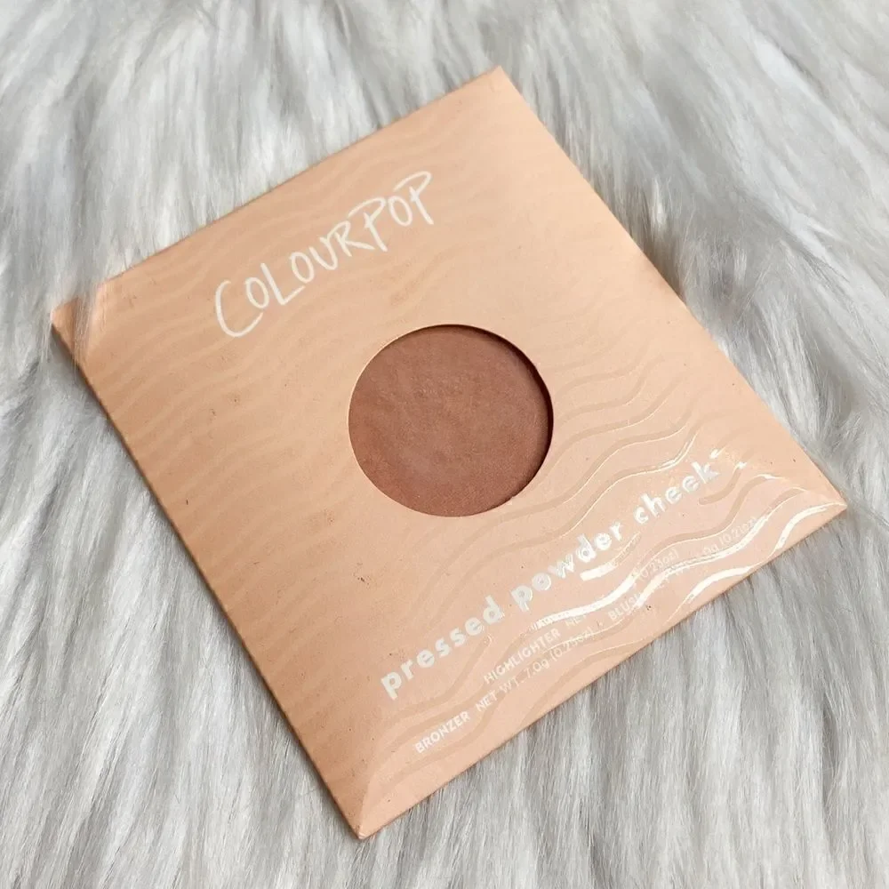 ColourPop Pressed Powder Cheek Bronzer Zip Brown 0.21oz